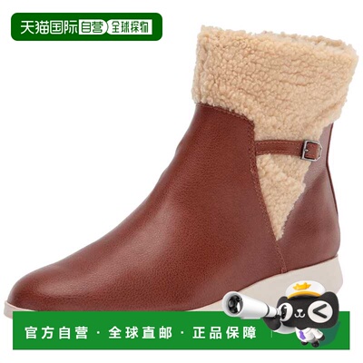 自营Aerosoles Ferra Ankle Boot Tan  FERRA-292 Women's - brow