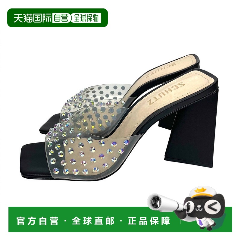 自营 schutzWomen's Lizah Block Heels In Black - black 美国奥