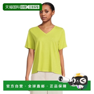 美国直邮 上装 eileen 女士 T恤 fisher 1h可退
