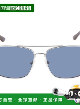 自营Calvin Klein Blue Navigator Men's Sunglasses CK19136S 04