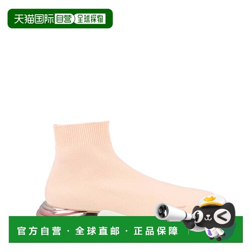 自营salvatore ferragamoNinette High-Top Sock Sneakers - neut