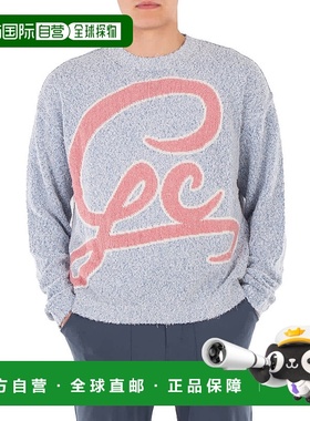 自营 GCDS Boucle标志针织毛衣-蓝色 美国奥莱直发