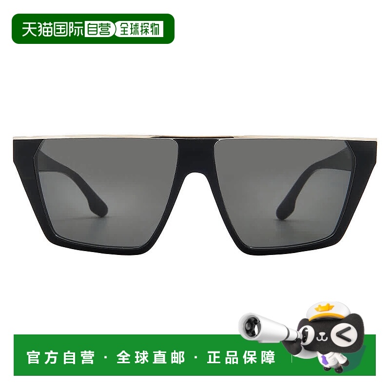 自营Victoria Beckham Black Browline Ladies Sunglasses VB683S