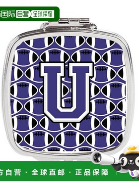 自营 Carolines Treasures CJ1068-USCM 字母 U 足球紫色和正品