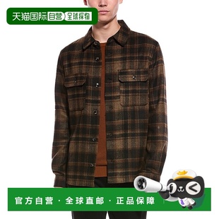 Plaid Wool brown 美国 Jacket Stone Shirt 自营Slate Blend