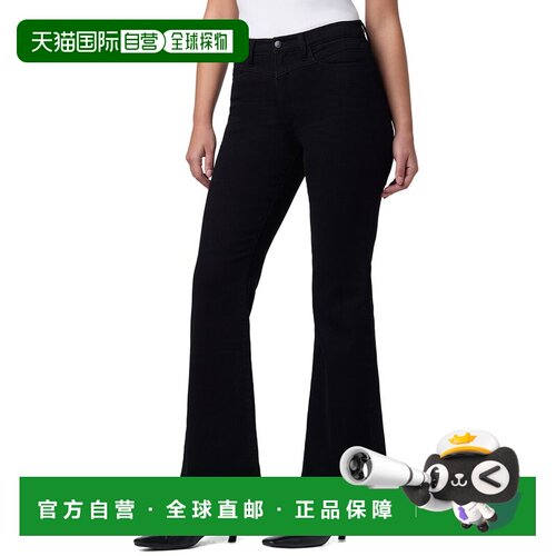 自营JOE'S Jeans Black Rinse High-Rise Flare Jean - black 美