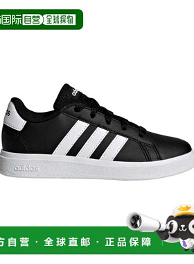 自营Adidas Grand Court 2.0 EL黑色/白色/黑色IE5995学前班-黑色