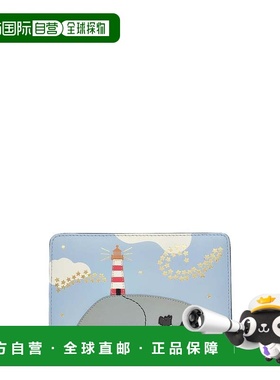 自营radleyLighthouse Medium Bifold Wallet - smoke blue 美国