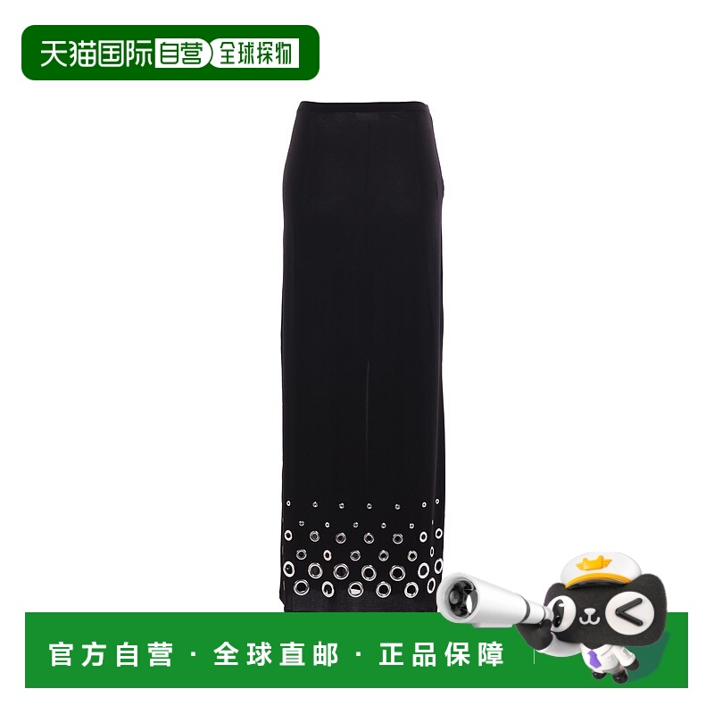 1h可退 香港直邮潮奢 Rabanne 女士 Paco 平紋針織長裙 25PJJU036