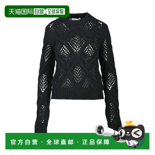 自营sportmaxNarvel Virgin Wool Knit - Black - black 美国奥莱