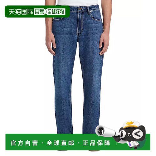 1h可退 【美国直邮】GUESS男士牛仔裤宽松直筒微弹褪色水洗休闲时