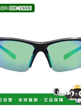 自营Nike Green Mirror Wrap Men's Sunglasses NIKE SKYLON ACE