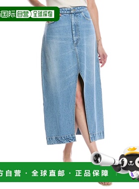 自营Sea New York Marion牛仔迷笛裙-蓝色半身裙 美国直发奥莱