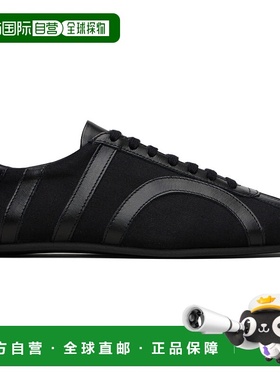 1h可退 香港直邮潮奢 TOTÊME 女士 黑色运动鞋 253WAS0233FB0402