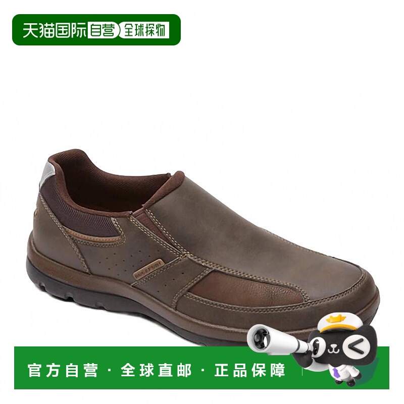 自营rockportMen's Get Your Kicks Slip-On In Brown - brown 美