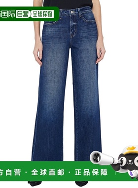 自营 L'AGENCE Alicent高帮运动鞋Wd Leg-蓝色 美国奥莱直发