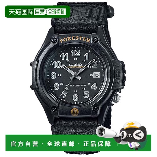自营Casio Men's Field Watch with Black Nylon Band - FT-500WC