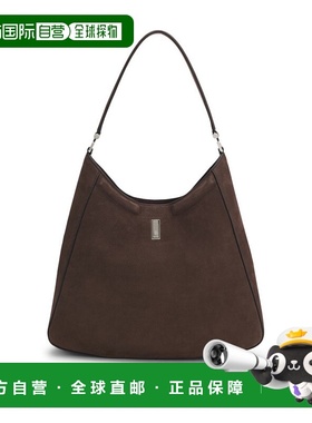 自营 bossAriell牛仔包，双B字母组合-深紫色 美国奥莱直发斜挎包