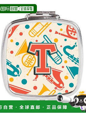 自营 Carolines Treasures CJ2001-TSCM 字母 T 复古青色橙正品