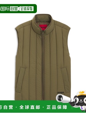 自营hugo bossLightweight gilet with vertical quilting - ligh