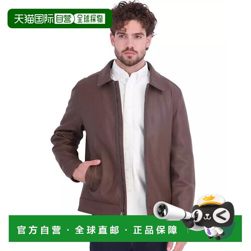 1h可退 【美国直邮】tommy hilfiger 男士 夹克衫男装皮夹克