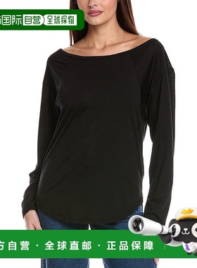 自营Majestic Filatures Wool-Blend Top - black 美国奥莱直发