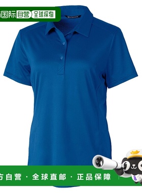 自营 cutter & buckCutter&Buck Prospect纹理弹力女式短袖翻领衬