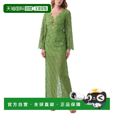 自营Trina Turk Pahala Dress - green 美国奥莱直发