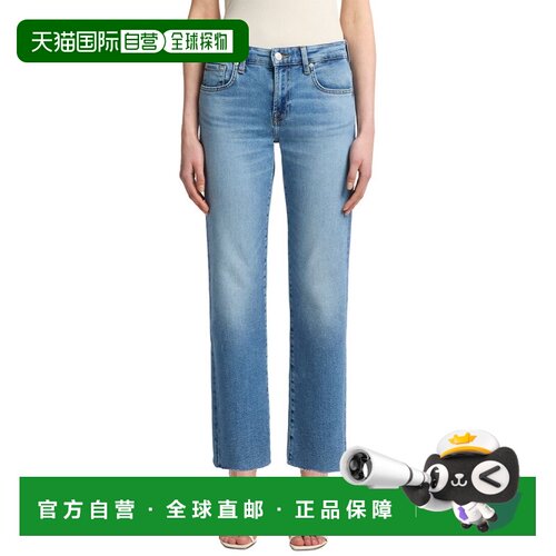 自营7 For All Mankind Calie Fancy Straight Leg Jean - multi