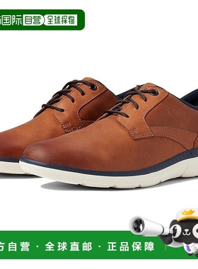 自营 johnston & murphyJohnston&Murphy Parsons男式棕色皮革平K