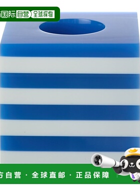 自营Jonathan Adler Cabana Mini Scoop Vase - blue 美国奥莱直