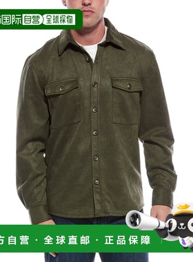 自营Vintage 1946 Microsuede Overshirt - green 美国奥莱直发