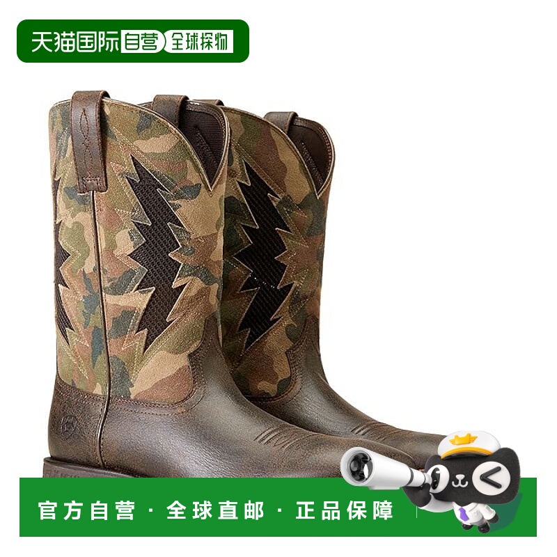 1h可退 香港直邮潮奢 ariat 男士 Ridgeback Venttek 西部风格靴