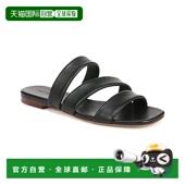 美国奥莱直发单鞋 自营 皮革凉鞋 黑色 Vince Dallas