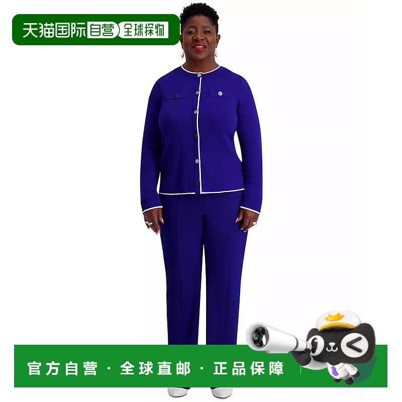 1h可退 【美国直邮】kasper 女士 毛衣开衫