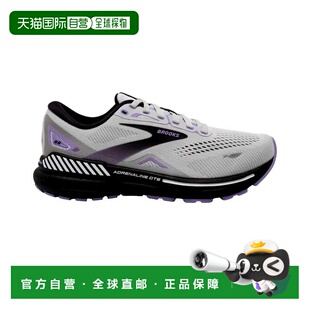 自营Brooks Adrenaline GTS 23灰色/黑色/紫色120381-1b-039女士-