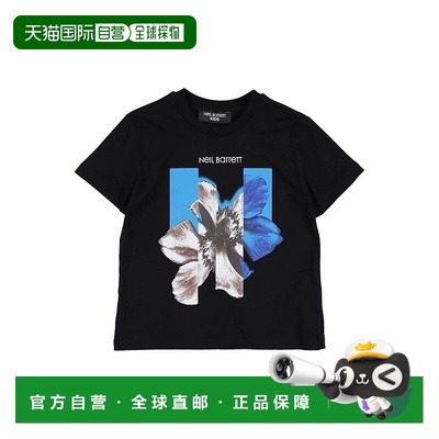1h可退 【美国直邮】neil barrett 婴幼儿 T恤时尚透气舒适百搭小