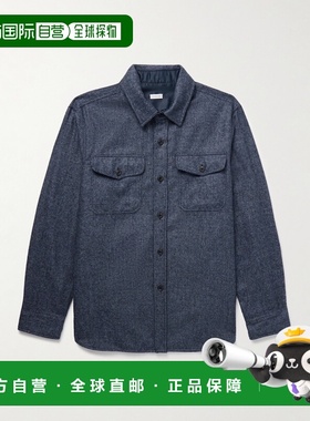 1h可退 香港直邮潮奢 Caruso 卡鲁索 男士 Puppytooth 羊毛混纺衬