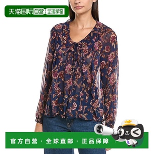 美国奥莱直发 蓝色 自营Vince Camuto印花衬衫