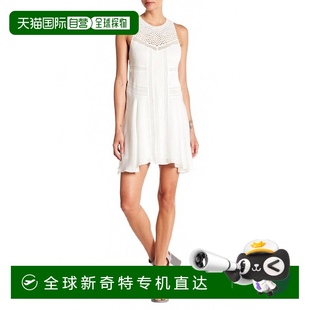 a.l.c.白色丝绸褶皱钩针连衣裙 自营 美国奥莱直发
