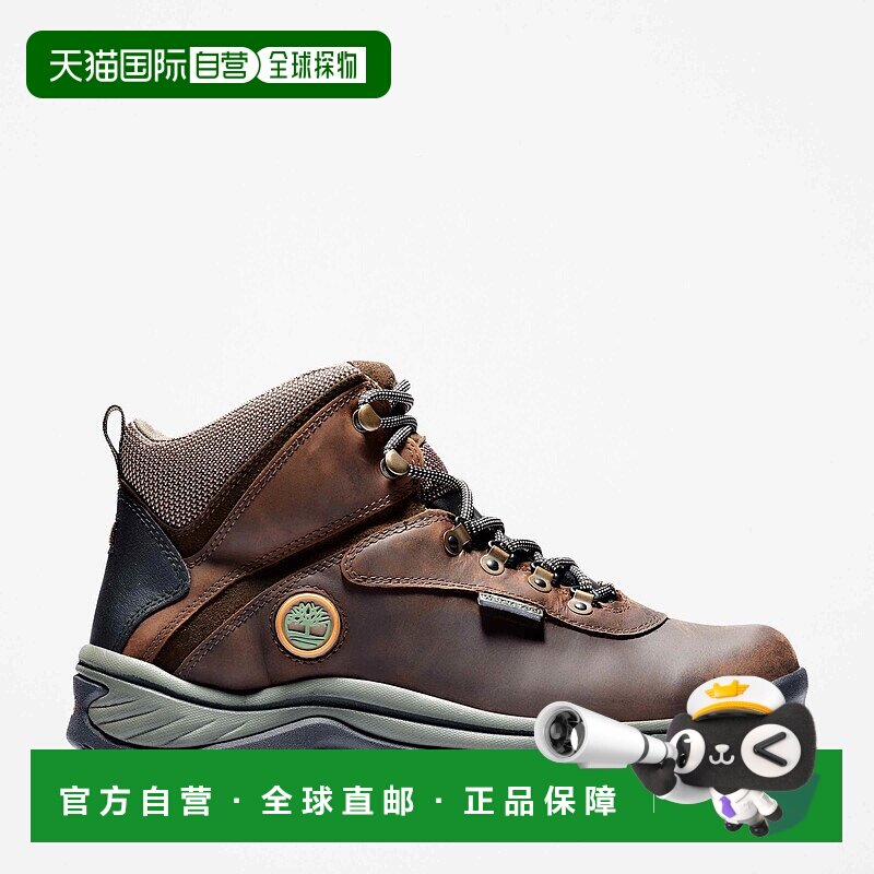 自营 timberland男士白色Ledge防水中靴-棕色 美国奥莱直发添柏岚