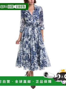 自营Samantha Sung Aster Midi Dress - white 美国奥莱直发