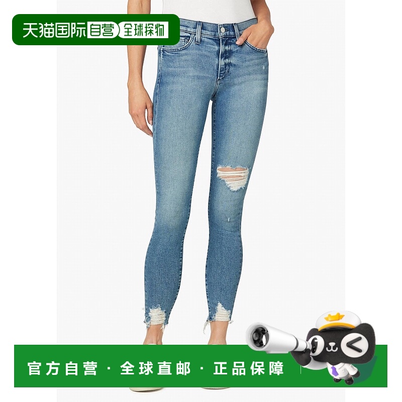 自营 joe's jeansRookie 标志性踝带碎边牛仔裤 - rookie 美国奥