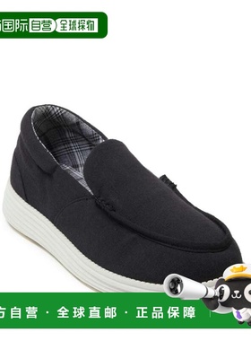 自营Dearfoams Men's Ronan Closed Back Slip On Loafer - black