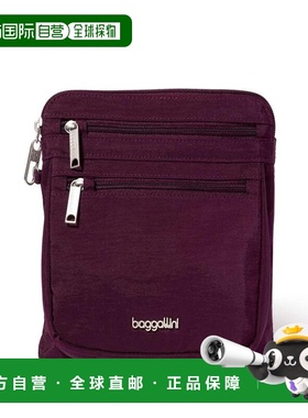 自营baggallini Securtex Anti-Theft Crossbody Bag - mulberry