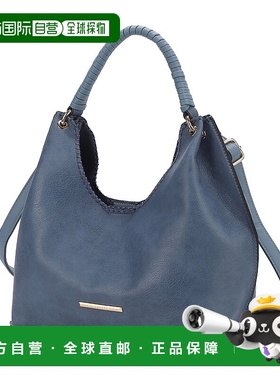 自营 mia k collectionMia K Gara多功能单肩女式手提包-牛仔 美