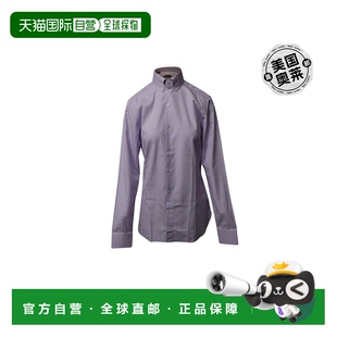 条纹长袖 福特 纽扣衬衫 紫色棉质 自营tom 紫色 ford汤姆