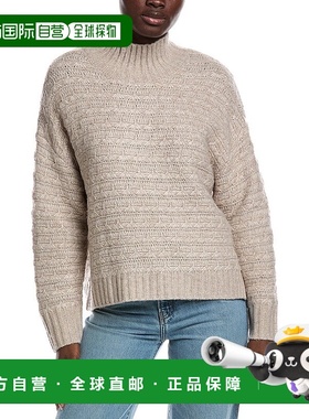 自营525 America Layla Mock Neck Pullover - brown 美国奥莱直