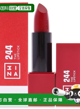 美国直邮3INA 唇膏 - 244 正红色 唇彩女士4.8ml正品