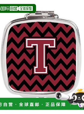 自营 Carolines Treasures CJ1052-TSCM 字母 T 雪佛龙石榴正品